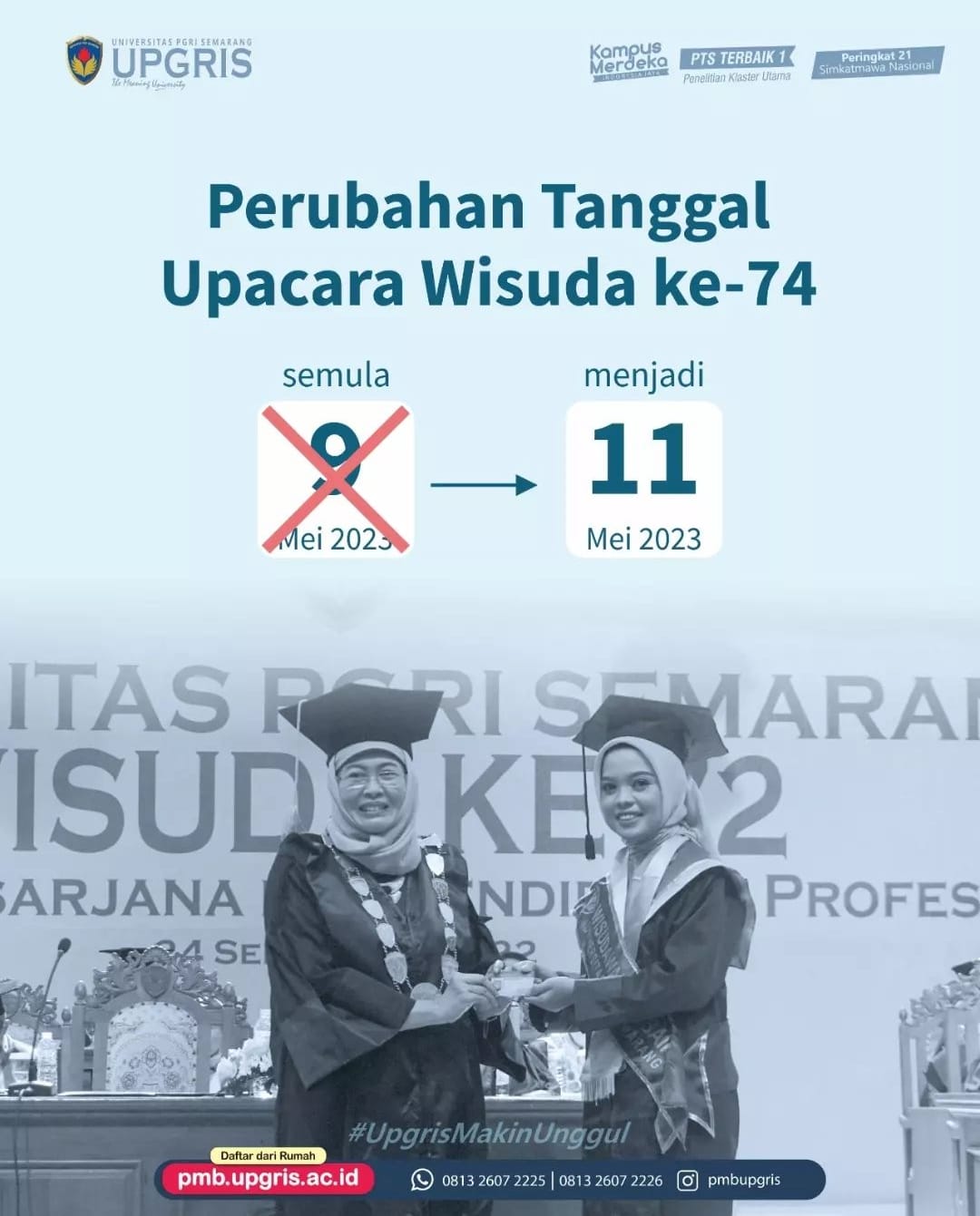 gambar Angket Identifikasi Potensi Mahasiswa Calon Wisudawan Ke-74 Universitas PGRI Semarang (Program Sarjana)